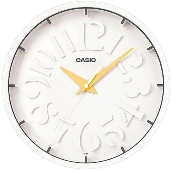 Casio IQ-64 Yellow Clock