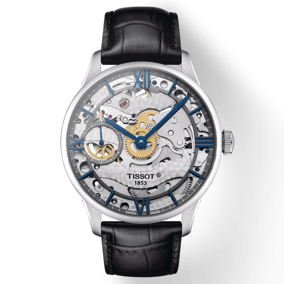 TISSOT CHEMIN DES TOURELLES SQUELETTE MECHANICAL MEN'S