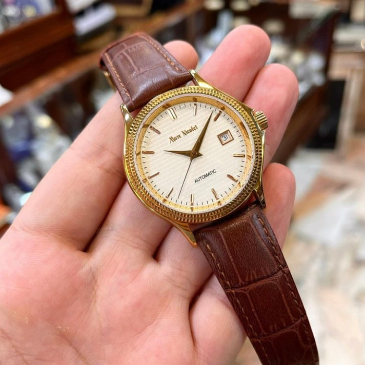 Vintage Marc-Nicolet Watch. 14 Karat Gold. Swiss. Clean Runs. | eBay